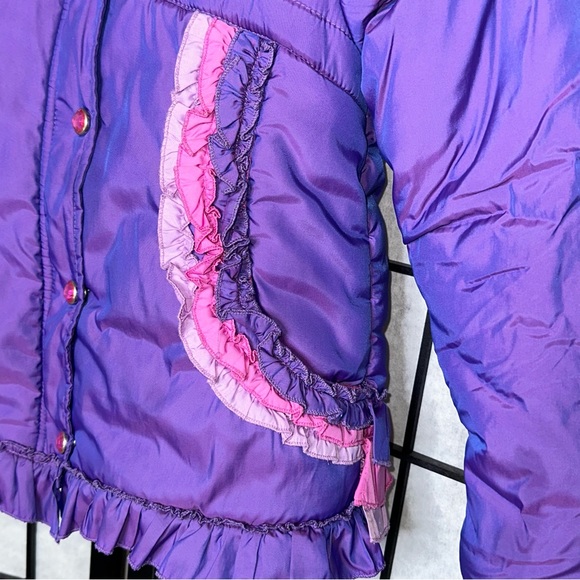 Rapunzel Coat 7/8 Disney Store Girls Jacket Tangled - Picture 3 of 11
